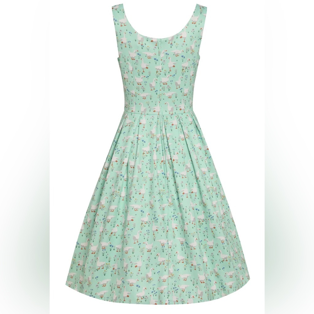 Dolly and Dotty UK Amanda Mint ducks swing dress - 4
